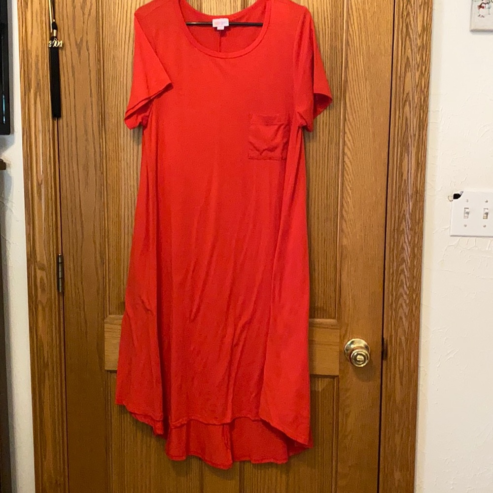 Solid Red Carly - image 1